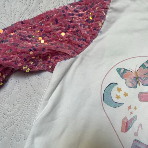 Love & Grow Bejeweled Swiftie Sweatshirt Size 7 - Picture 6 of 7